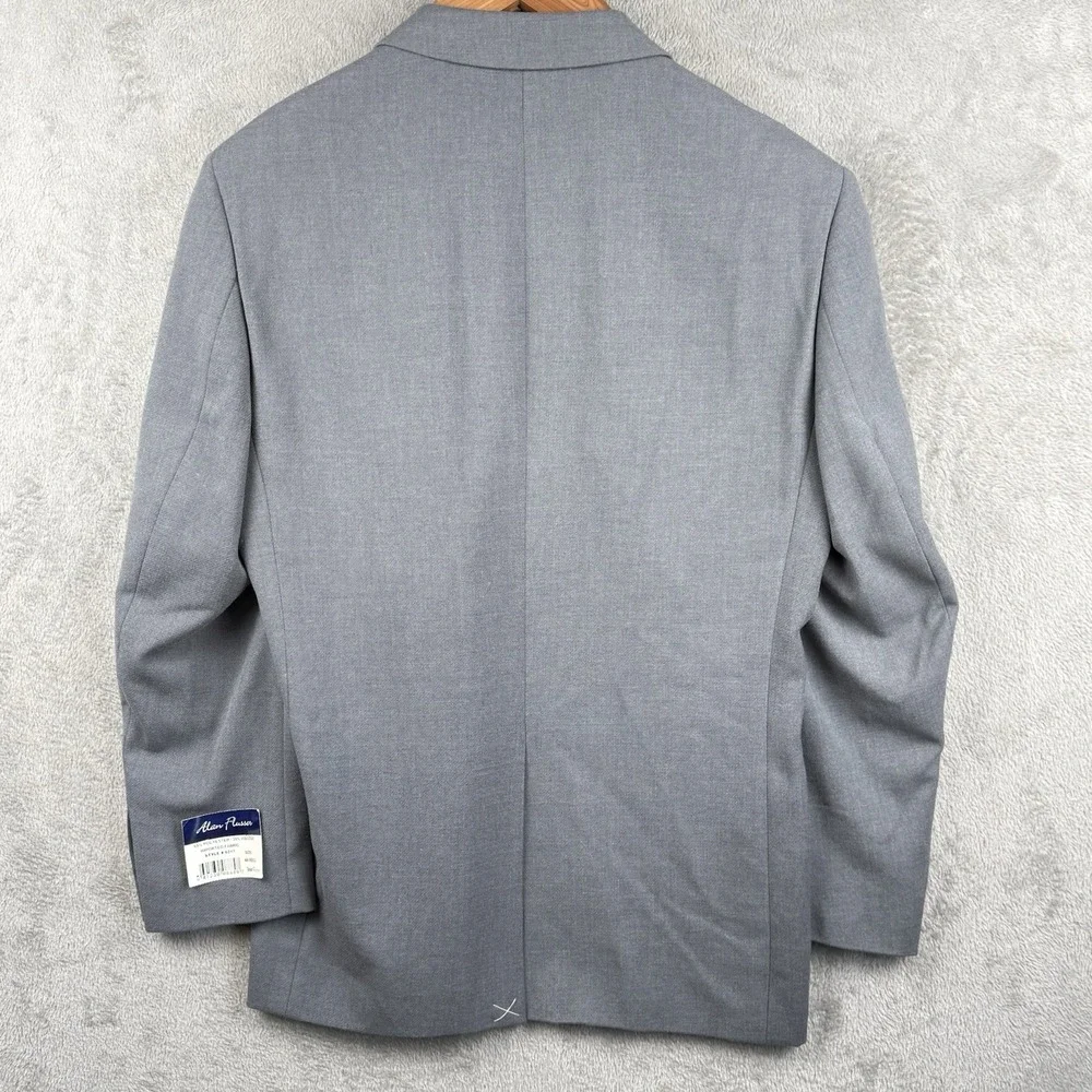 Alan Flusser Blazer Mens 44R Gray Suit Jacket‎ Business Formal Sport Coat NWT